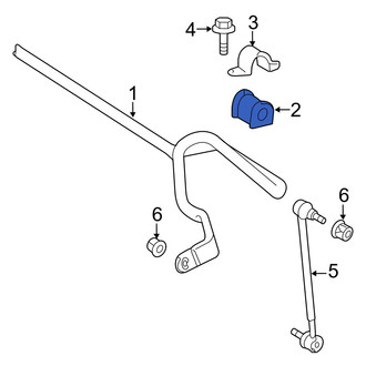 Toyota OE - Front Suspension Stabilizer Bar Bushing