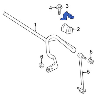 Toyota OE - Front Suspension Stabilizer Bar Bracket