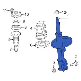 Toyota OE - Front Left Suspension Strut