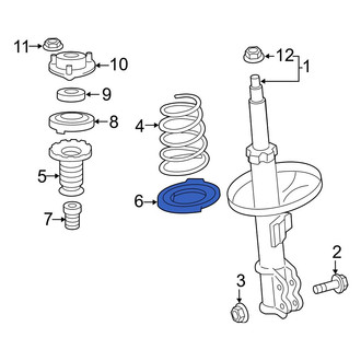 Toyota OE - Right Lower Coil Spring Insulator