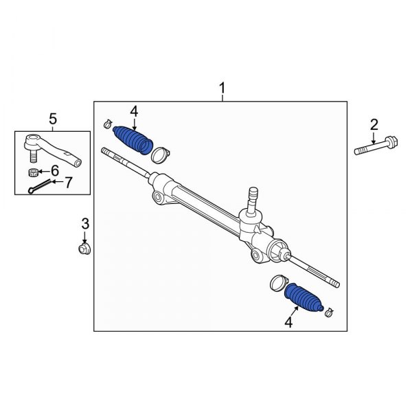 Rack and Pinion Bellows