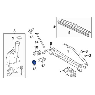 Toyota OE - Washer Fluid Level Sensor Seal