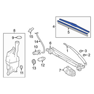 Toyota OE - Left Wiper Blade