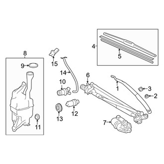 Toyota OE - Windshield - Wiper & Washer Components