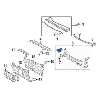 Toyota OE - Front Left Cowl Side Panel