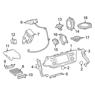 Toyota OE - Instrument Panel - Sound System