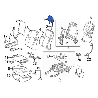 Toyota OE - Front Left Headrest