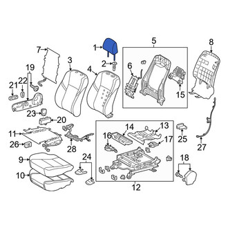 Toyota OE - Front Left Headrest