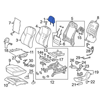 Toyota OE - Front Left Headrest