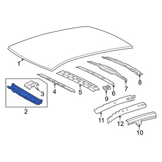 Toyota OE - Front Roof Header Panel