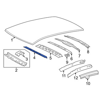 Toyota OE - Front Roof Bow