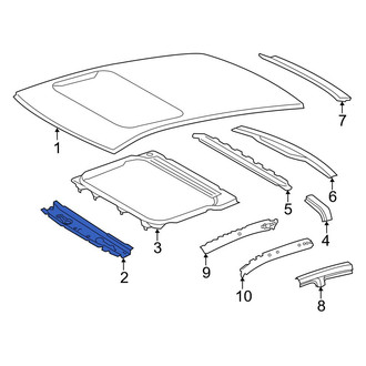 Toyota OE - Front Roof Header Panel