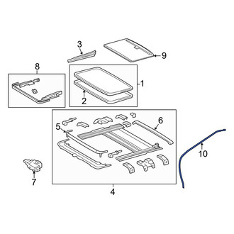 Toyota OE - Front Sunroof Drain Hose