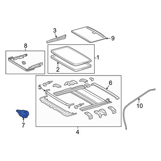 Toyota OE - Sunroof Motor