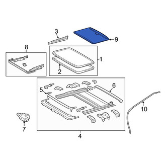 Toyota OE - Sunroof Cover