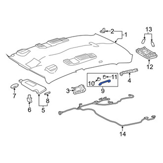 Toyota OE - Front Right Interior Grab Bar
