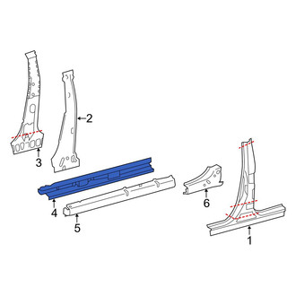 Toyota OE - Right Inner Rocker Panel