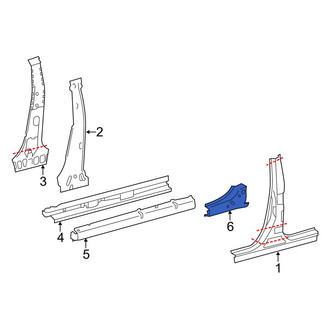 Toyota OE - Rear Left Rocker Panel Reinforcement