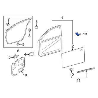 Toyota OE - Front Door Opening Trim