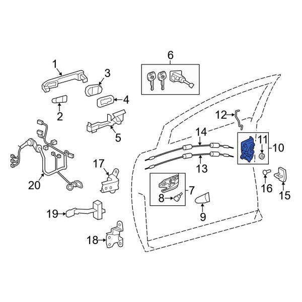 Door Latch Assembly