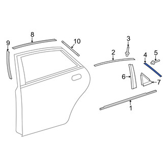 Toyota OE - Rear Left Lower Door Reveal Molding