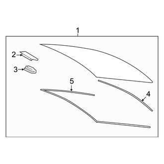 Toyota OE - Back Glass - Glass
