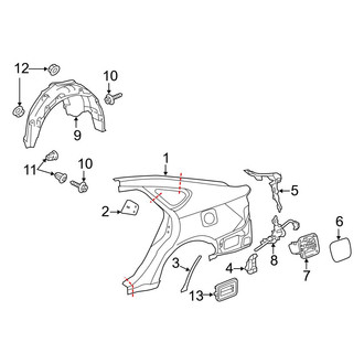 Toyota OE - Quarter Panel & Components