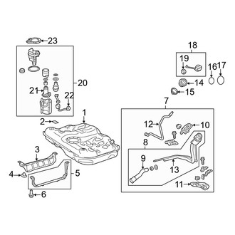 Toyota OE - Fuel System Components