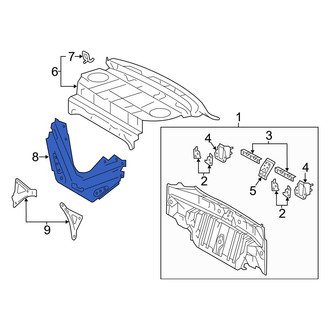 Toyota OE - Rear Partition Panel