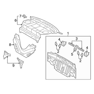 Toyota OE - Rear Body & Floor - Rear Body
