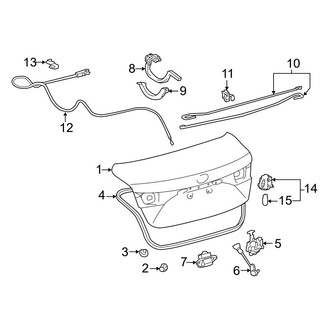 Toyota OE - Trunk Lid - Lid & Components