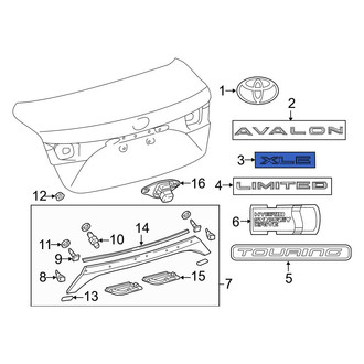 Toyota OE - Rear Deck Lid Emblem