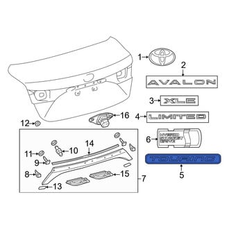 Toyota OE - Rear Deck Lid Emblem