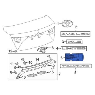 Toyota OE - Rear Deck Lid Emblem