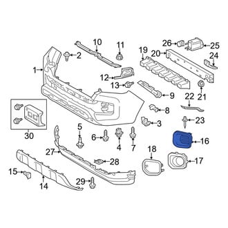 Toyota OE - Front Left Jack Plug Cover