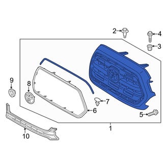 Toyota OE - Front Lower Grille