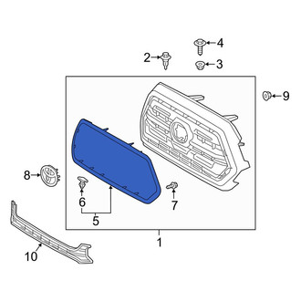 Toyota OE - Front Grille Molding
