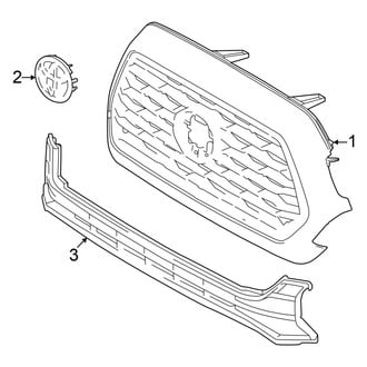 Toyota OE - Grille & Components (W/O Grille Surround), (Limited / SR / SR5 / TRD Off-Road / TRD Sport)
