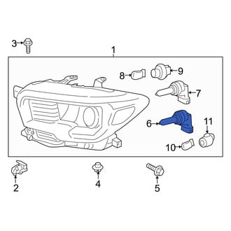 Toyota OE - Front Headlight Bulb