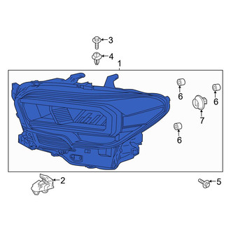 Toyota OE - Front Left Headlight Assembly