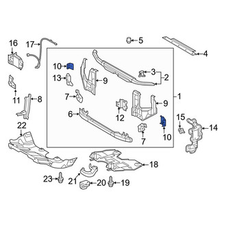 Toyota OE - Right Radiator Support Side Panel Bracket