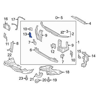 Toyota OE - Left Radiator Support Side Panel Bracket