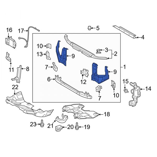 Radiator Support Side Panel