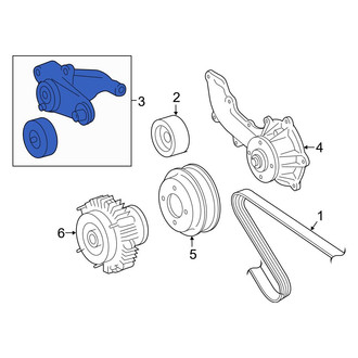 Toyota OE - Accessory Drive Belt Tensioner Assembly