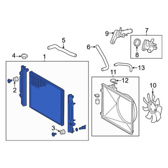 Toyota OE - Radiator
