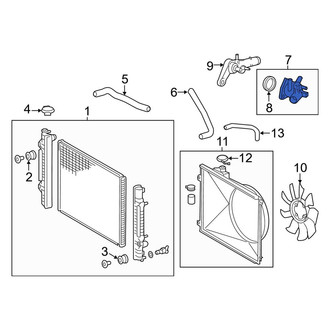Toyota OE - Engine Coolant Inlet Flange