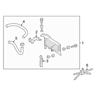 2022 Toyota Tacoma OEM Transmission Parts Coolers — CARiD