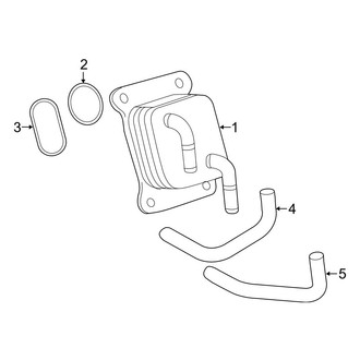 Toyota OE - Cooling - Oil Cooler (With Towing Package), (3.5L)