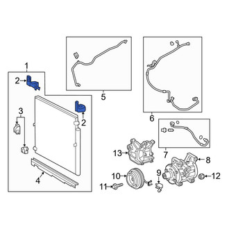Toyota OE - Left Upper A/C Condenser Mount