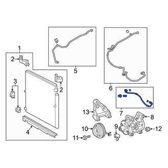 Toyota OE - A/C Refrigerant Discharge Hose